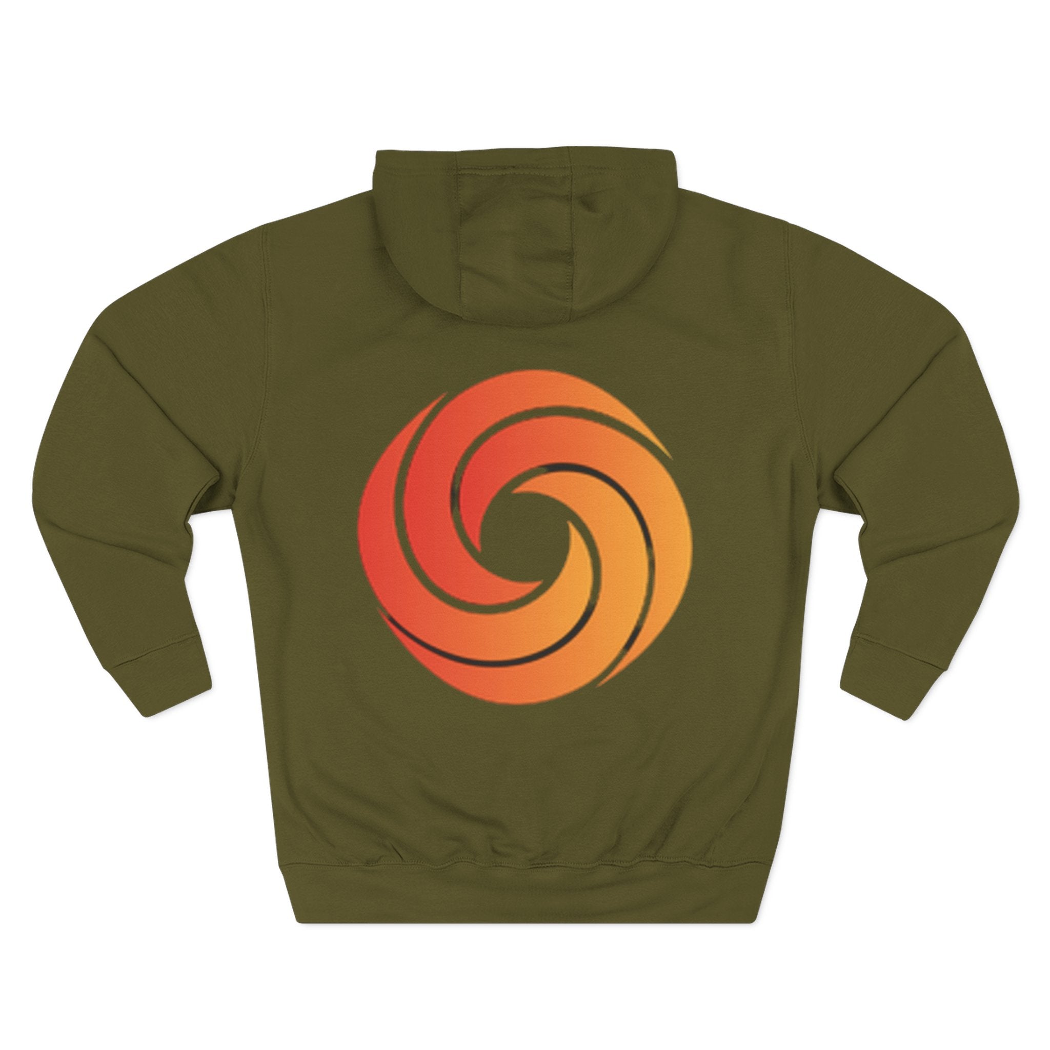 Rhythm Performance Orange Spiral Logo Hoodie