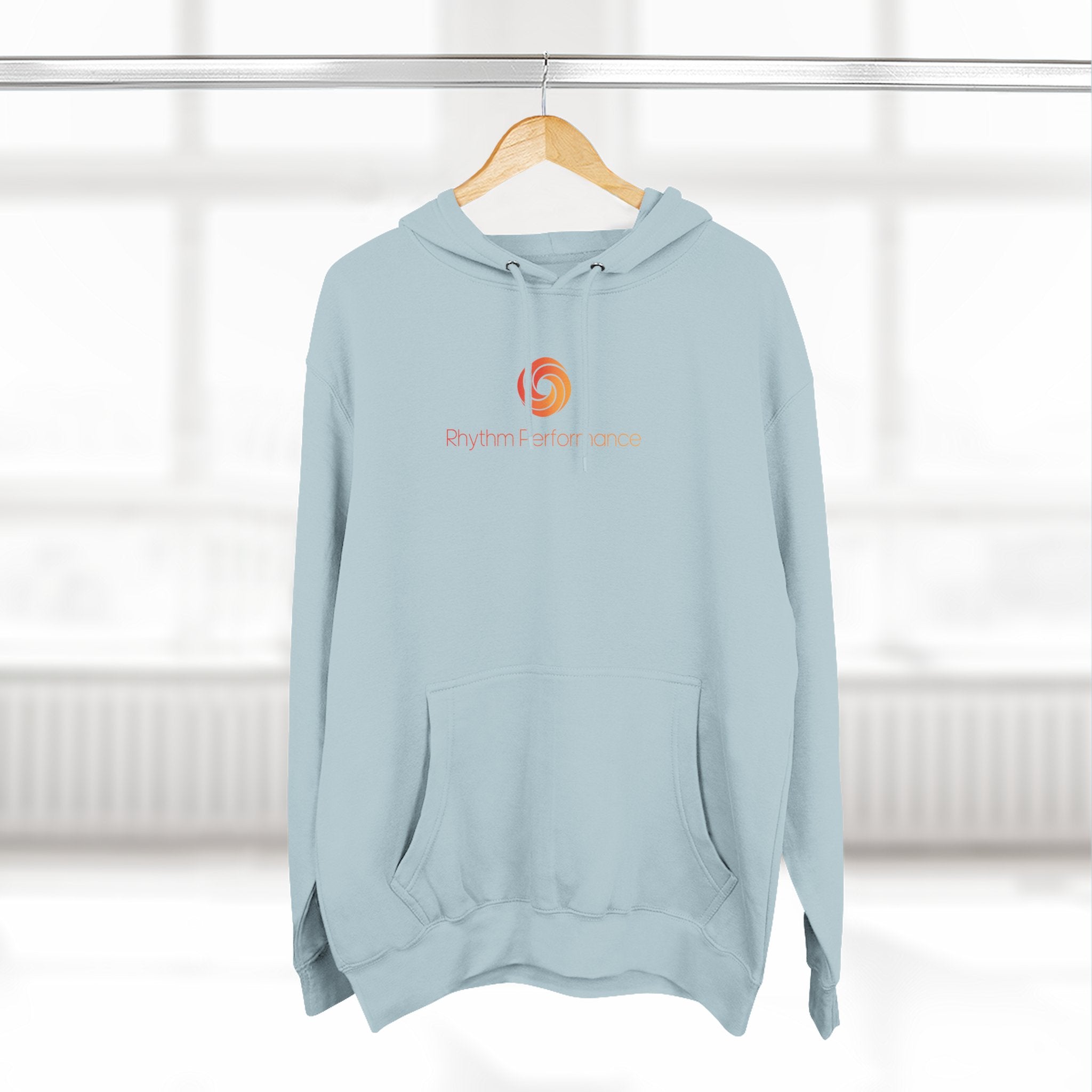 Rhythm Performance Orange Spiral Logo Athletic Pullover