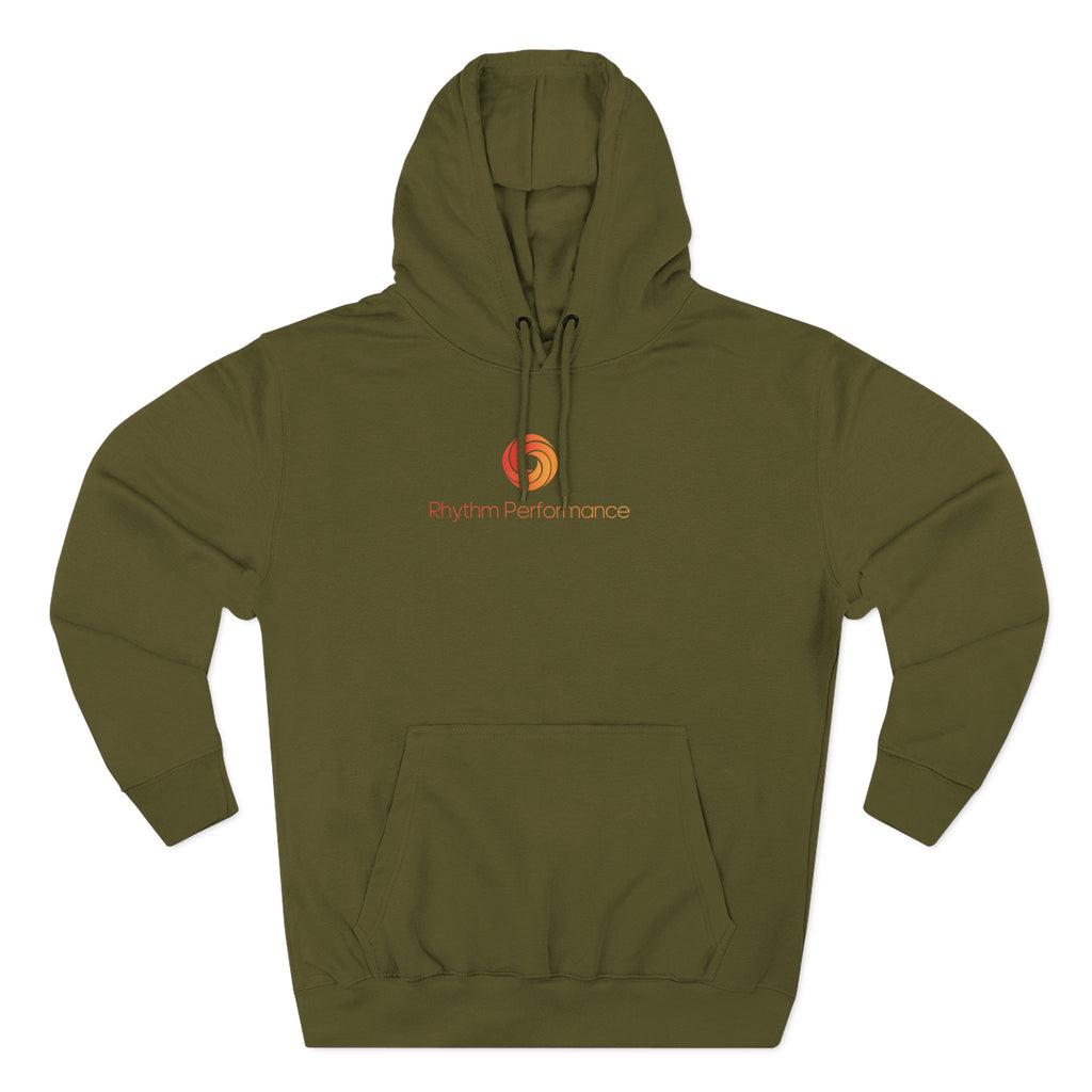 Rhythm Performance Orange Spiral Logo Hoodie
