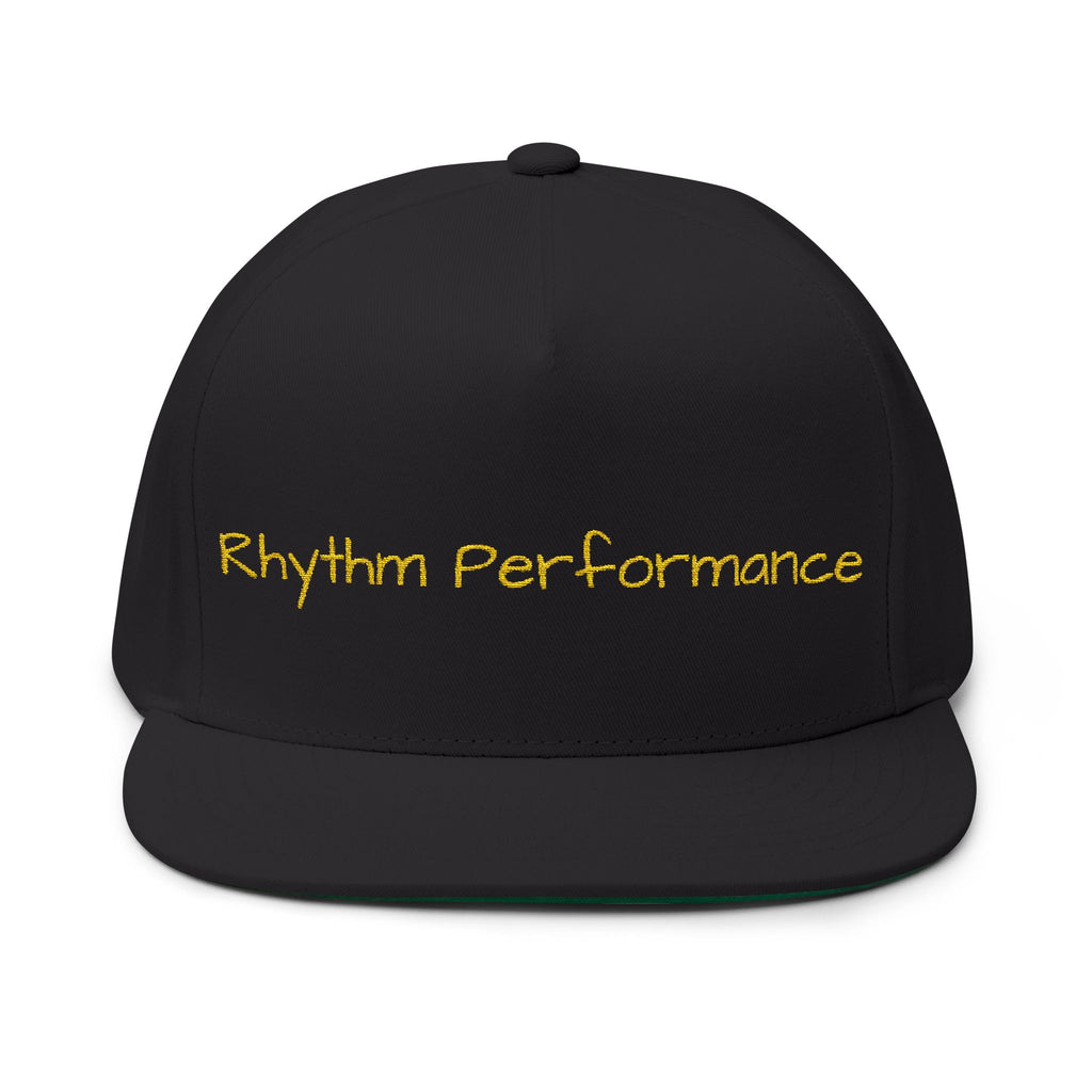 Rhythm Performance Embroidered Flat Bill Cap
