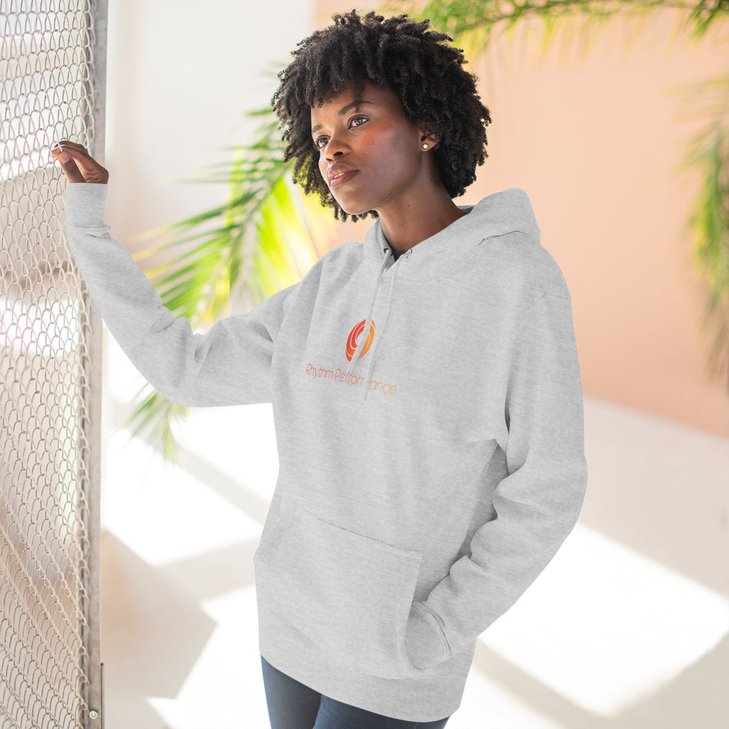 Rhythm Performance Orange Spiral Logo Hoodie