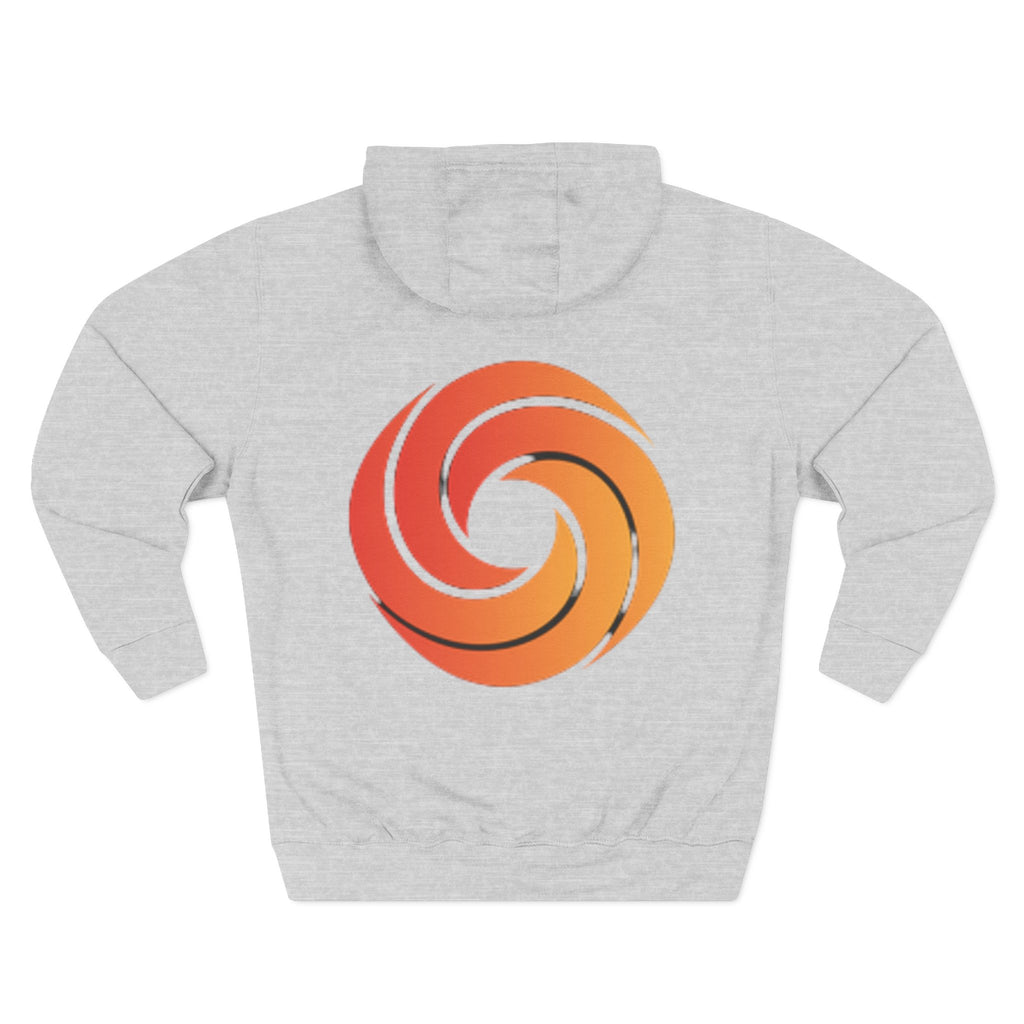 Rhythm Performance Orange Spiral Logo Hoodie