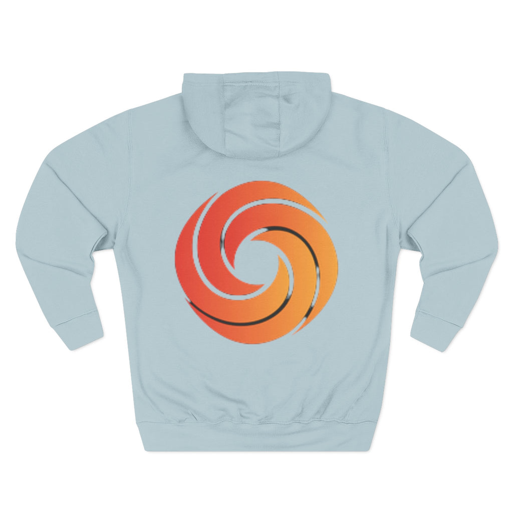 Rhythm Performance Orange Spiral Logo Hoodie