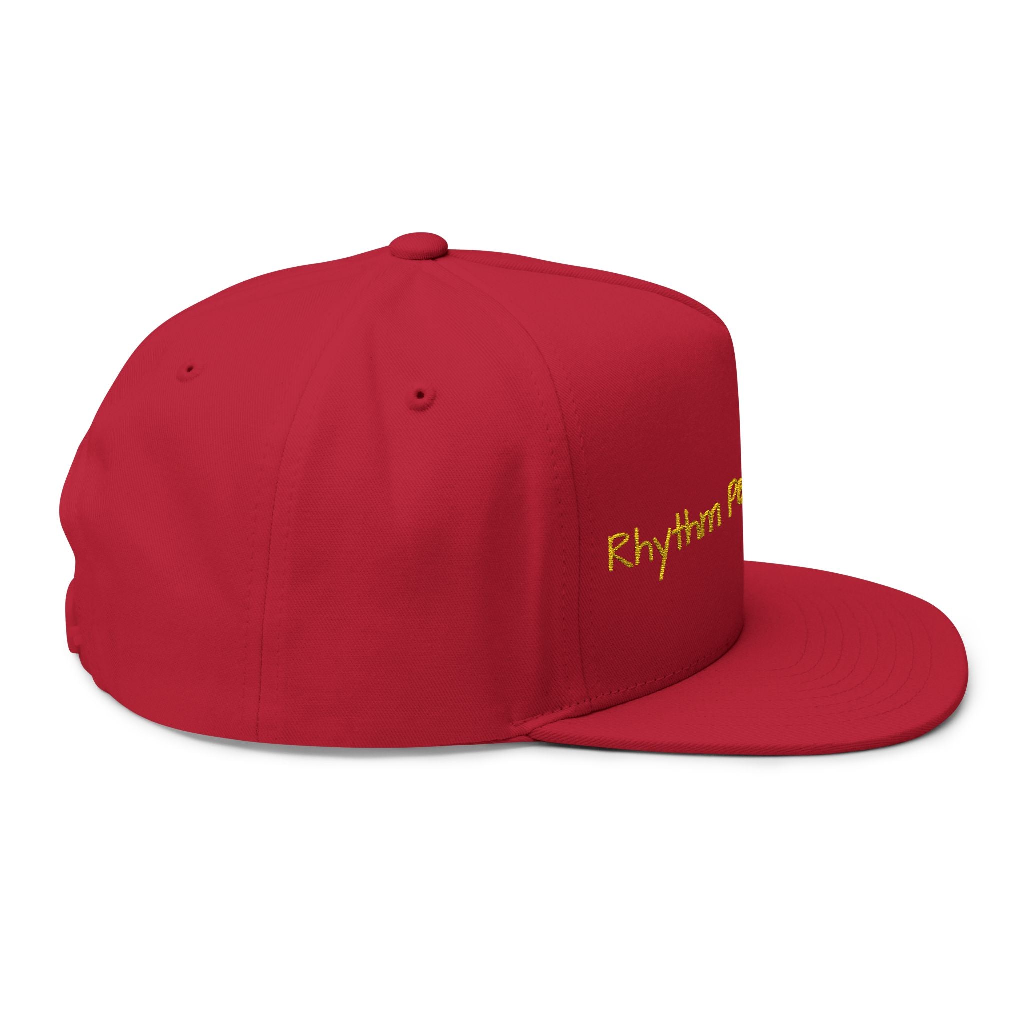 Rhythm Performance Embroidered Flat Bill Cap