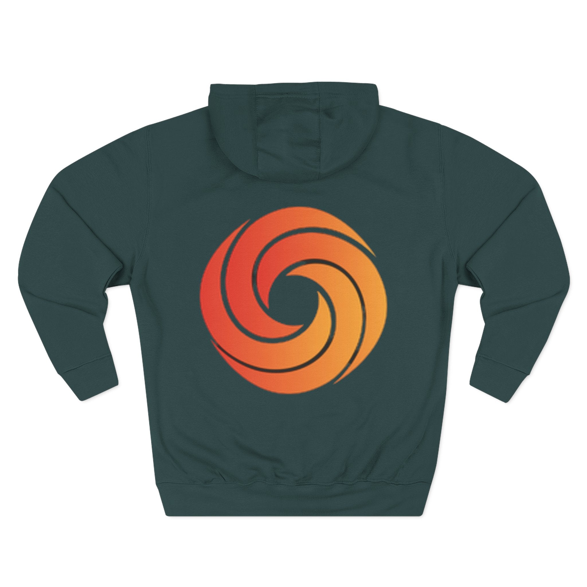 Rhythm Performance Orange Spiral Logo Hoodie