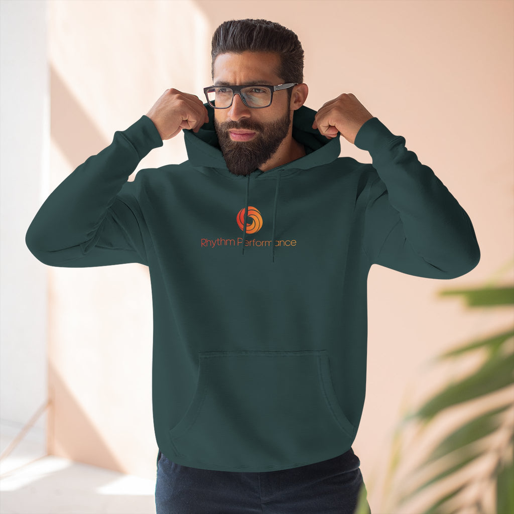 Rhythm Performance Orange Spiral Logo Hoodie