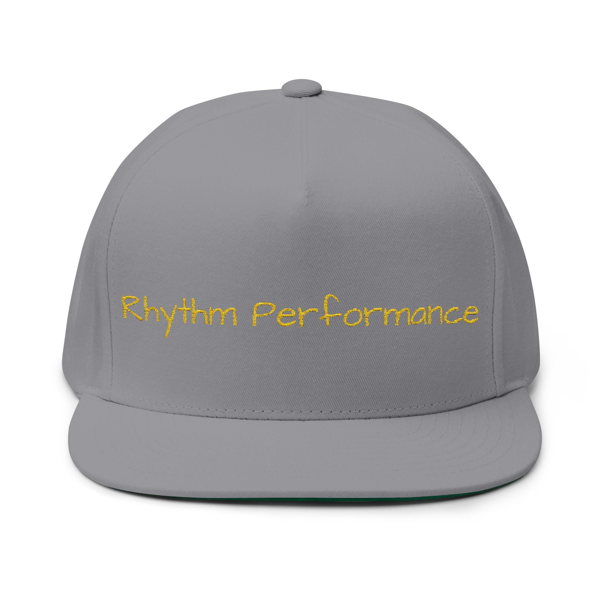 Rhythm Performance Embroidered Flat Bill Cap