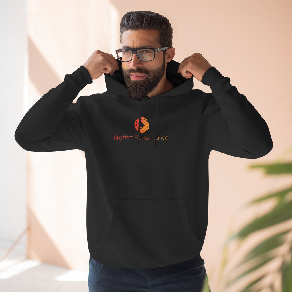 Rhythm Performance Orange Spiral Logo Hoodie
