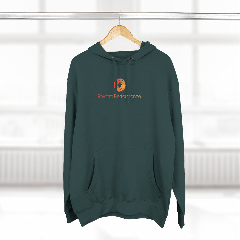 Rhythm Performance Orange Spiral Logo Athletic Pullover