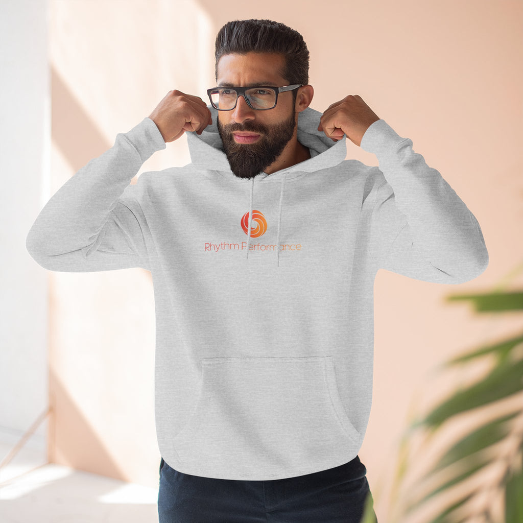 Rhythm Performance Orange Spiral Logo Hoodie